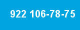 922 106-78-75